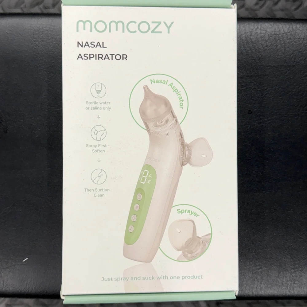 NEW Momcozy 2-in-1 Spray & Suction Electric Nasal Aspirator